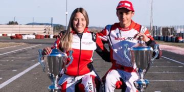 NM Motorsport, equipo de Nerea Martí, se estrena con una gran actuación en el Hivern Karting