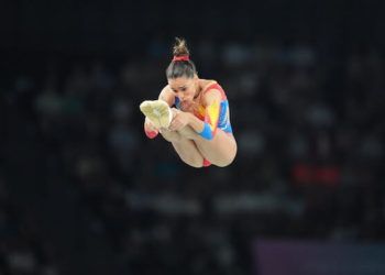 Noemí Romero, novena en su serie clasificatoria de gimnasia trampolín y primera reserva