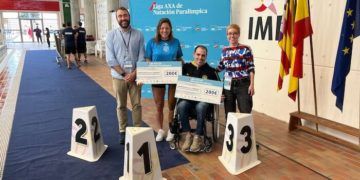 Nuria Marqués logró la victoria en la segunda cita de la Liga Axa de natación paralímpica en Palma