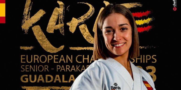 Paola García, campeona de Europa de kata de kárate