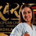 Paola García, campeona de Europa de kata de kárate