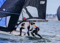 Paula Barceló y María Cantero entran en el podio provisional del Mundial de 49er FX