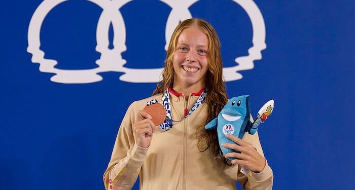 Paula González logró el bronce en los 200 mariposa en los Juegos Mediterráneos de Taranto