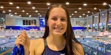 Paula Juste logró el bronce en 200 estilos con mejor marca personal