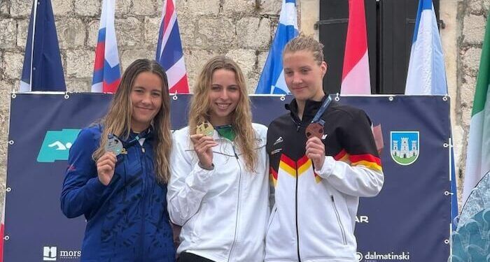 Paula Otero se adjudicó la plata para cerrar en el ‘knock-out’ del Europeo de aguas abiertas