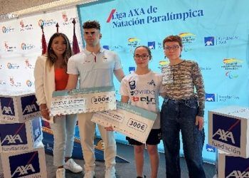 Paula Sánchez se impuso en la cuarta jornada de la Liga AXA de natación paralímpica