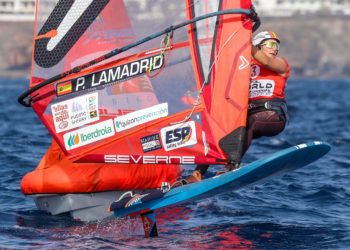 Pilar Lamadrid recupera la plata provisional en el Mundial de iQFOiL