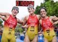 Guerrero, Pintanel y Casillas, triplete español en la Copa del Mundo de triatlón en Florianópolis