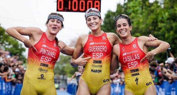 Guerrero, Pintanel y Casillas, triplete español en la Copa del Mundo de triatlón en Florianópolis