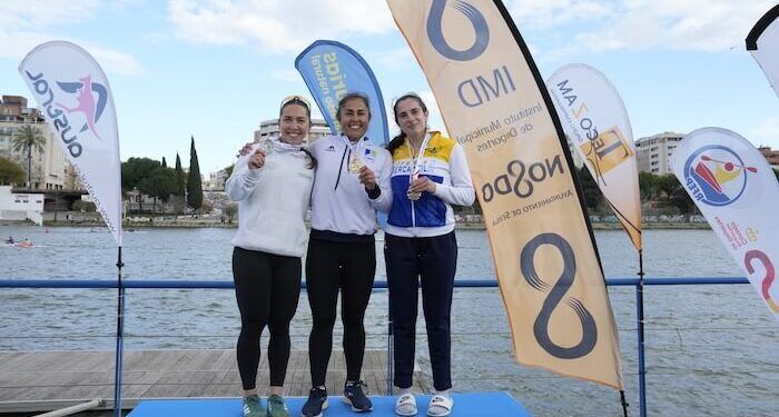 Así fue el campeonato de España de invierno de piragüismo en aguas de Sevilla