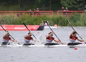 El K4 500, con Ouzande, Val, García y Pardo, y Laia Pelachs, en K1 1000, lograron la plata mundial