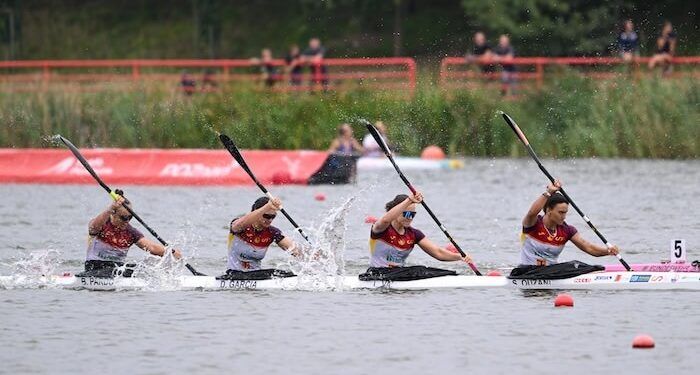 El K4 500, con Ouzande, Val, García y Pardo, y Laia Pelachs, en K1 1000, lograron la plata mundial