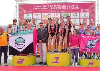 Diablillos de Rivas gana el campeonato de España de duatlón contrarreloj equipos en Alcobendas