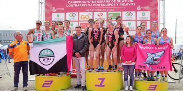Diablillos de Rivas gana el campeonato de España de duatlón contrarreloj equipos en Alcobendas