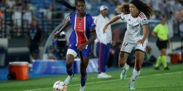 El Real Madrid empató a un gol ante el PSG en su debut en la Liga de Campeones