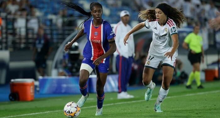 El Real Madrid empató a un gol ante el PSG en su debut en la Liga de Campeones