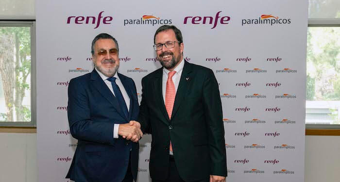 Renfe será tren oficial del Equipo Paralímpico Español hasta los Juegos de París 2024