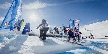 Andrea Seijas se adjudicó el título nacional de snowboardcross en Sierra Nevada