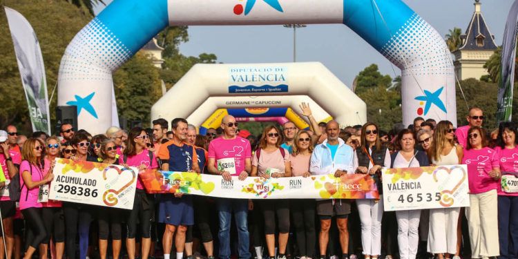 ‘València contra el cáncer’ recauda 46.535 euros en una jornada con más de 9.300 participantes