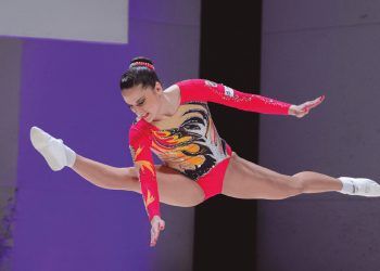 Sara Moreno, embajadora en el Mundial de aeróbic