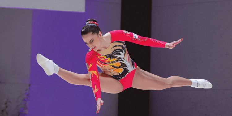 Sara Moreno, embajadora en el Mundial de aeróbic