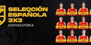 Doce jugadoras integrarán la concentración de febrero de la selección de basket 3×3