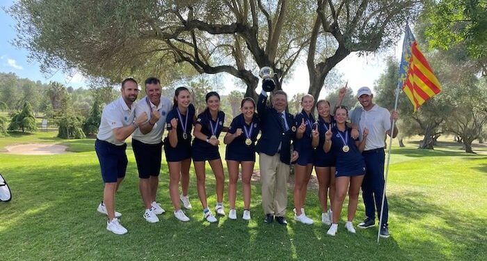 La selección valenciana de golf, oro en el campeonato de España absoluto 2024