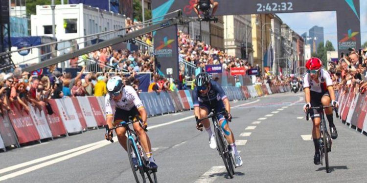 Sheyla Gutiérrez, gran protagonista en el campeonato de Europa de carretera de Múnich