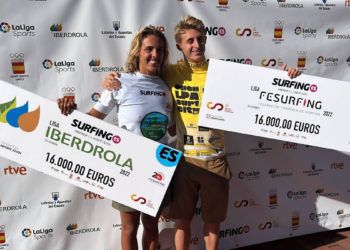Nadia Erostarbe y Rubén Vitoria, campeones de los circuitos nacionales Fesurfing 2022