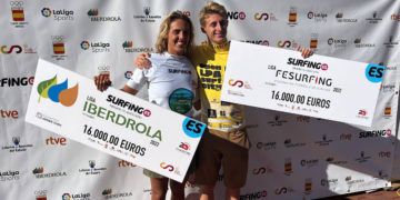 Nadia Erostarbe y Rubén Vitoria, campeones de los circuitos nacionales Fesurfing 2022