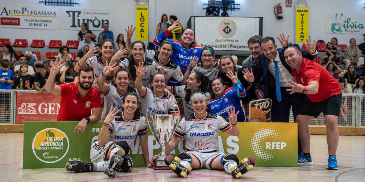 El Telecable HC, campeón de la liga de hockey patines