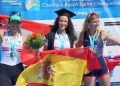 Esther Briz, oro en solo femenino CW1x en los campeonatos de Europa de beach sprint