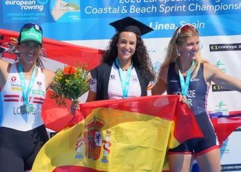 Esther Briz, oro en solo femenino CW1x en los campeonatos de Europa de beach sprint