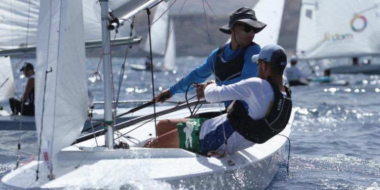 Alexandre Tinoco y Angel Ballesteros, campeones del Trofeo de Melilla en la clase Snipe