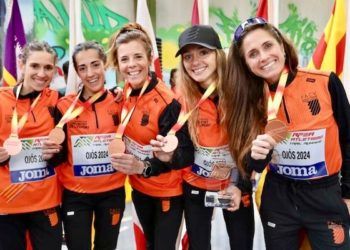 La selección valenciana de mujeres, tercera de España en trail running