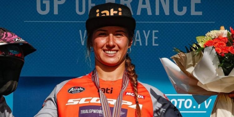 Berta Abellán, subcampeona del mundo de TrialGP Women
