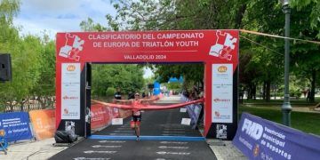 Marina Muñoz se impuso en el clasificatorio para el campeonato de España de triatlón sprint