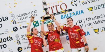 Ana, Anabel y Marina remontaron para levantar el Trofeo Maestras Vito