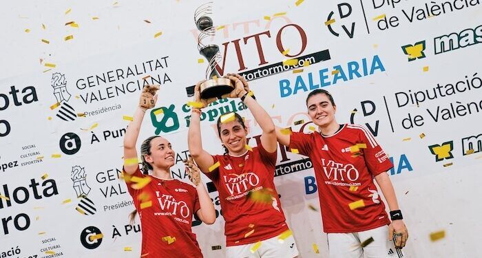 Ana, Anabel y Marina remontaron para levantar el Trofeo Maestras Vito