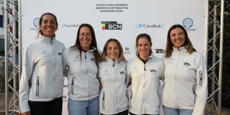 Port de Sitges presentó al Sail Team BCN, primer equipo femenino español de Copa América