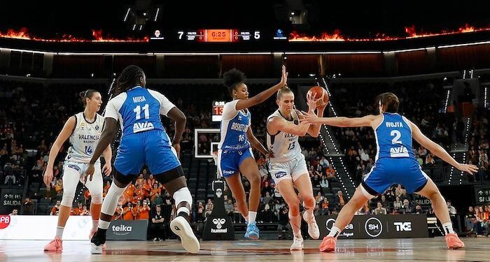 El Valencia Basket no aguantó la presión del Basket Landes y deja los deberes para Italia