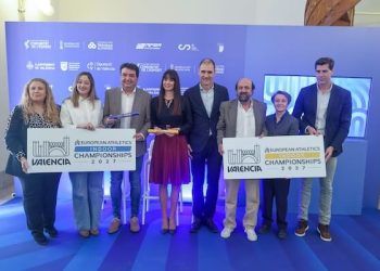 Valencia presenta la imagen de su campeonato de Europa short track de atletismo de 2027