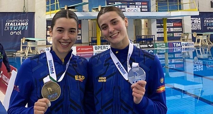 Ana Carvajal logró la plata y Valeria Antolino el bronce en plataforma en el Italia Open
