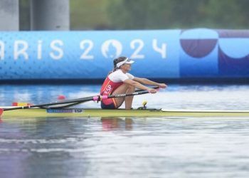 Virginia Díaz se clasificó para cuartos de final del scull individual en el estreno en París