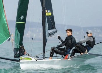 Martin y Jaime Wizner firman la primera victoria parcial española en el Europeo de 49er