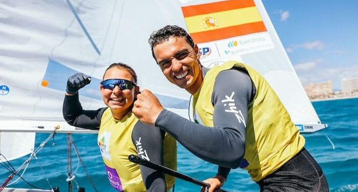 Jordi Xammar y Marta Cardona, oro, y Paula Barceló y María Cantero, bronce, en el Sofía